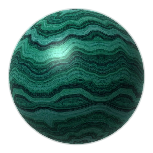 Malachite bead — a material option for WearableWedding favor bands